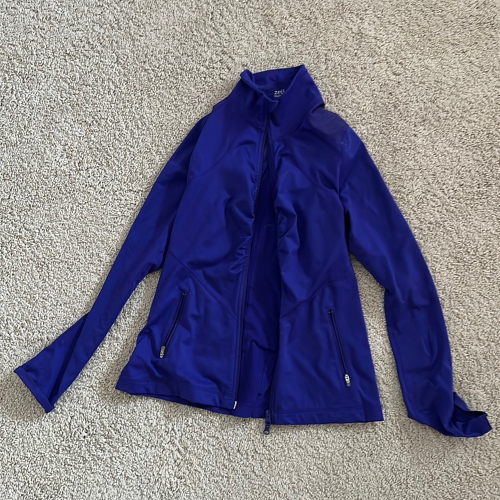 Zella purple full zip jacket
